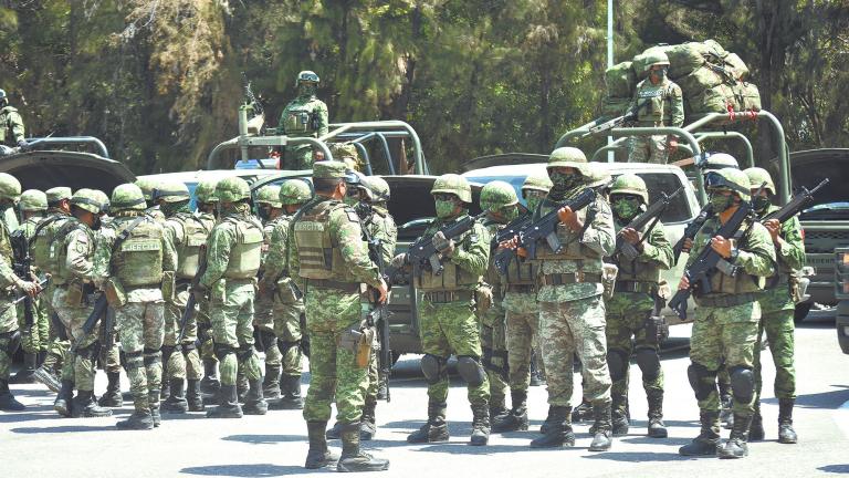 Arribaron 150 soldados de la Secretar�a de la Defensa Nacional para reforzar la seguridad en Chilpancingo.