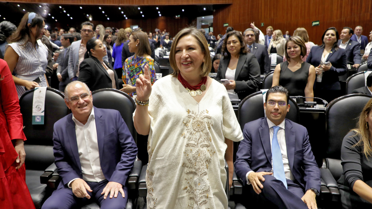 Xóchitl Gálvez, senadora panista y representante del Frente Amplio por México. Foto EE: Hugo Salazar