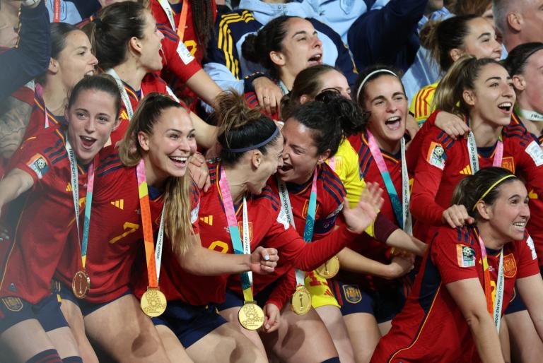 España, campeona del Mundial Femenino 2023. Foto: Reuters.