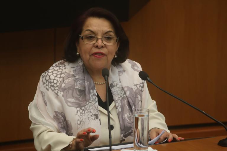 Celia Maya fue nombrada como nueva consejera de la Judicatura Federal para un periodo de cinco años. Foto EE: Eric Lugo