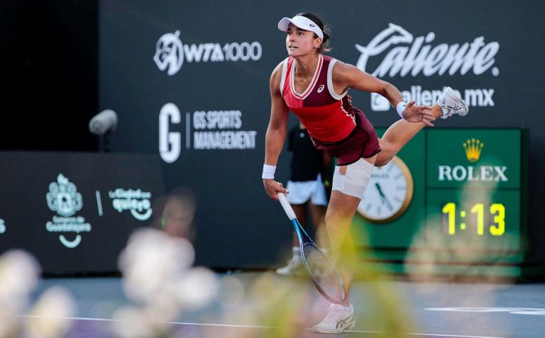 Dolehide superó a su compatriota, Sofia Kenin, en las semifinales del Guadalajara Open. Foto: Especial.