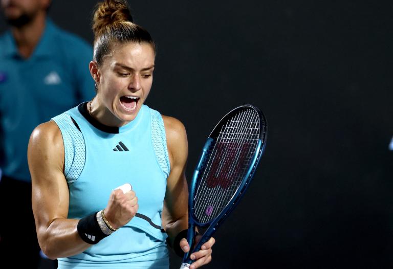 En una hora con 43 minutos, la griega se encargó de conquistar su primera corona en un torneo categoría WTA 1000. Foto: AFP