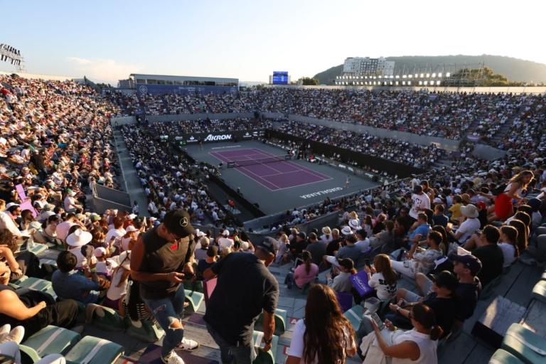 Cierre de la WTA 1000 de Guadalajara, edición 2023. Foto: Especial.