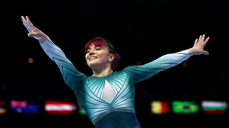 Alexa Moreno, gimnasta bajacaliforniana. Foto: Reuters