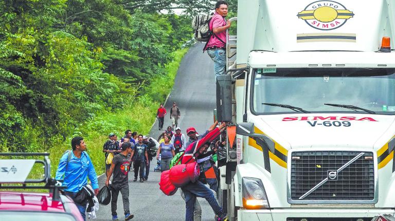 Caravanas migrantes. Foto: Cuartoscuro