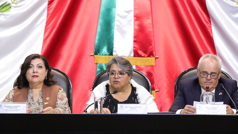 La secretaria de Economía, Raquel Buenrostro, compareció ante comisiones en la Cámara de Diputados. Foto EE: Cortesía Cámara de Diputados