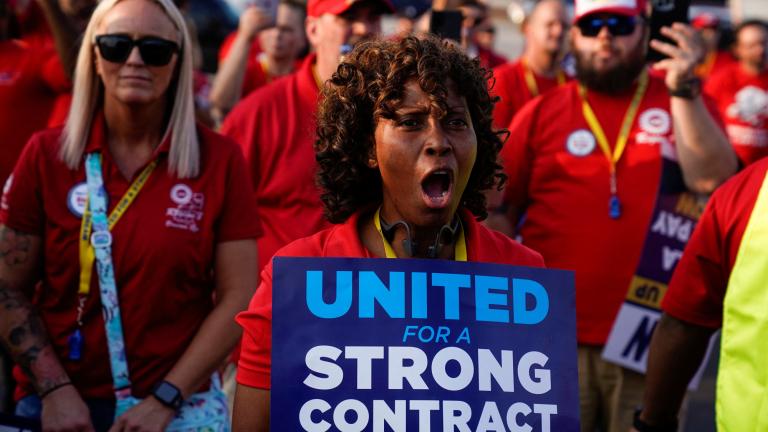 Esta declaración de huelga en la planta de Ford en Kentucky es una escalada significativa en la huelga que ya lleva cuatro semanas en los Tres Fabricantes de Automóviles de Detroit. Foto: Reuters