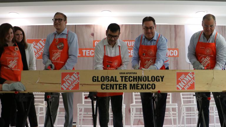 The Home Depot inaugura Centro Global de Tecnología en Monterrey. Foto: Cortesía