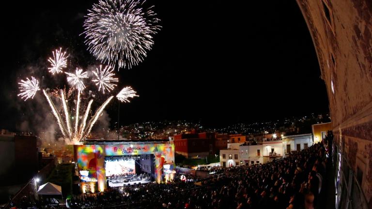 Vista inaugural del 51 Festival Internacional Cervantino en Guanajuato. Foto: Cortesía FIC Leopoldo Smith