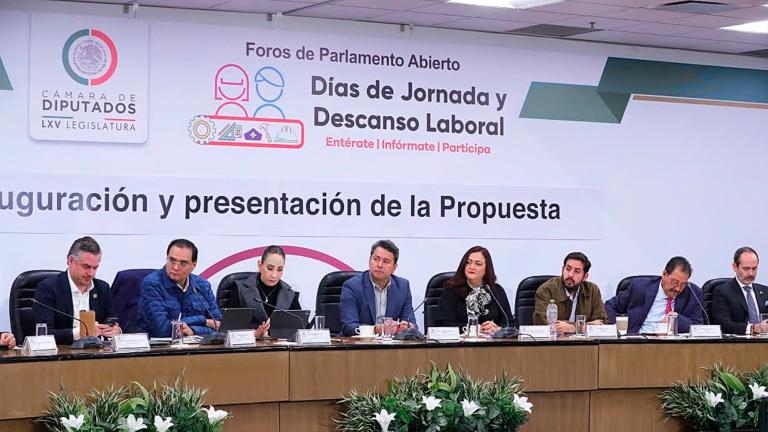 Esta semana inició en la Cámara de Diputados el Parlamento Abierto sobre la reducción de la jornada laboral. Foto: Cortesía