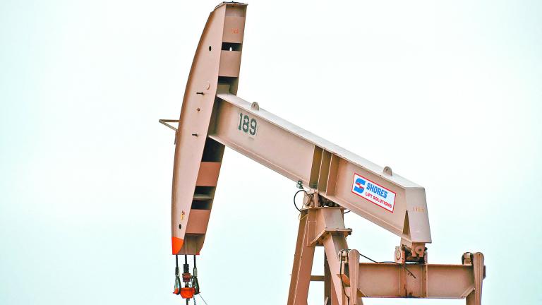 FILE PHOTO: A pump jack operates in the Permian Basin oil and natural gas production area near Odessa, Texas, U.S., February 10, 2019. Picture taken February 10, 2019.    REUTERS/Nick Oxford/File Photo-NARCH/NARCH30