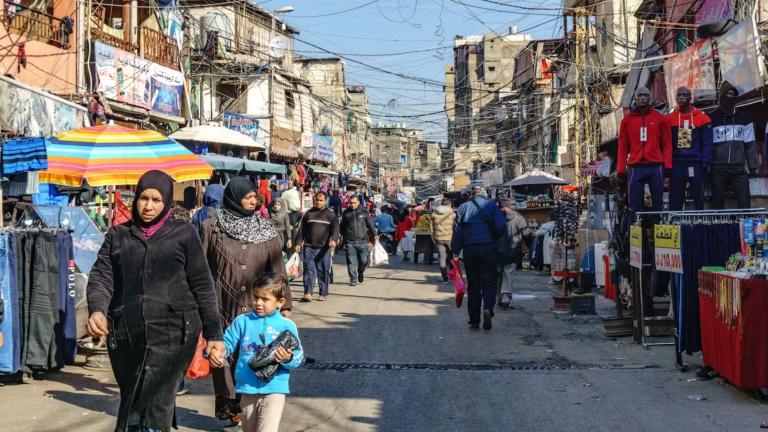 Campo de refugiados de Sabra y Shatila en 2018. Foto: Shutterstock