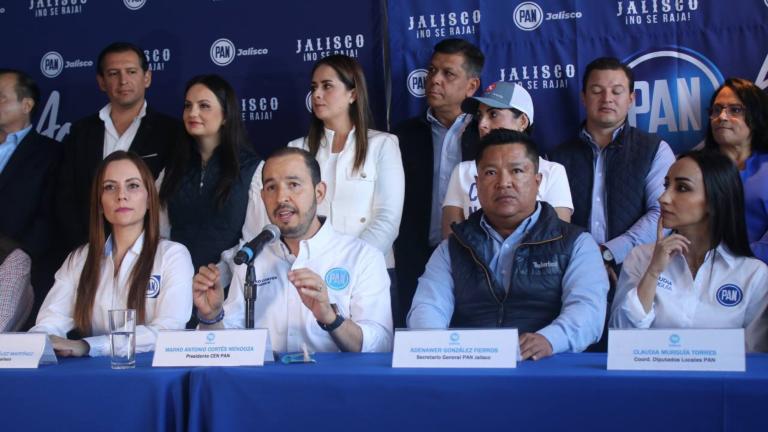 El presidente nacional del PAN, Marko Cortés. Foto EE: Cortesía.