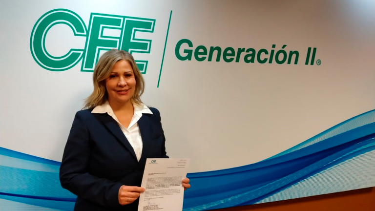 Rosa G. Galaz Dávila fue nombrada como nueva directora general de la empresa subsidiaria de Generación II. Foto EE: Cortesía CFE