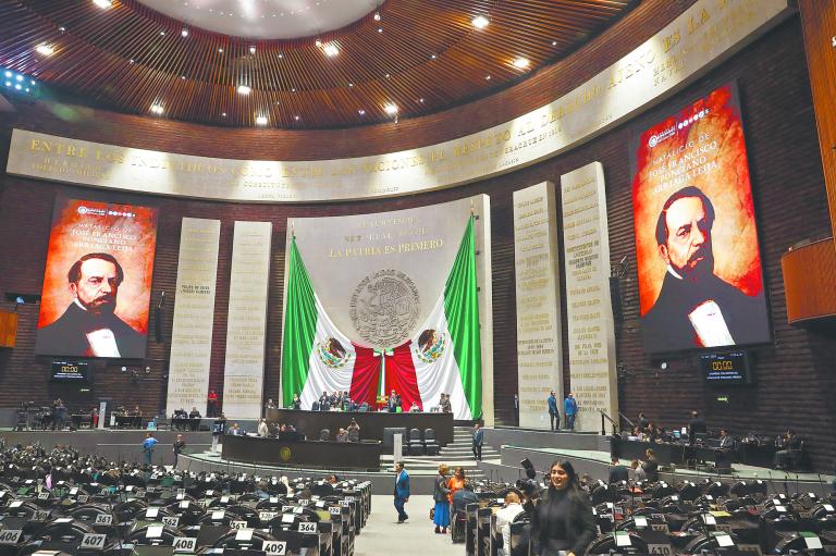 Con 452 votas a favor los diputados y diputadas aprobaron la refroma a la LMV este miércoles. Foto: Especial