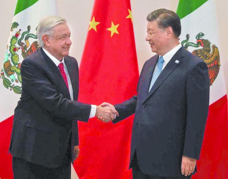 Los presidentes de México, Andrés Manuel López Obrador, y de China, Xi Jinping, sostuvieron un encuentro privado en San Francisco, California. Foto: Reuters