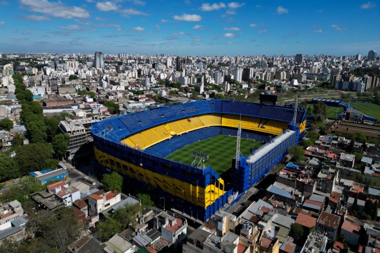 El estadio Alberto J. Armando, La Bombonera, casa de Boca Juniors en Buenos Aires, Argentina. Foto: AFP