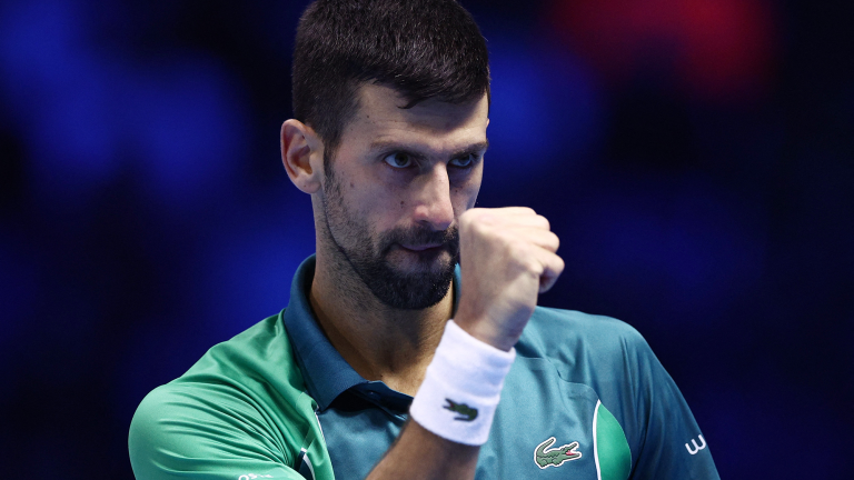 Djokovic, de 36 años, compartía el récord de victorias en el "torneo de Maestros" con el suizo Roger Federer, seis veces campeón. Foto: Reuters