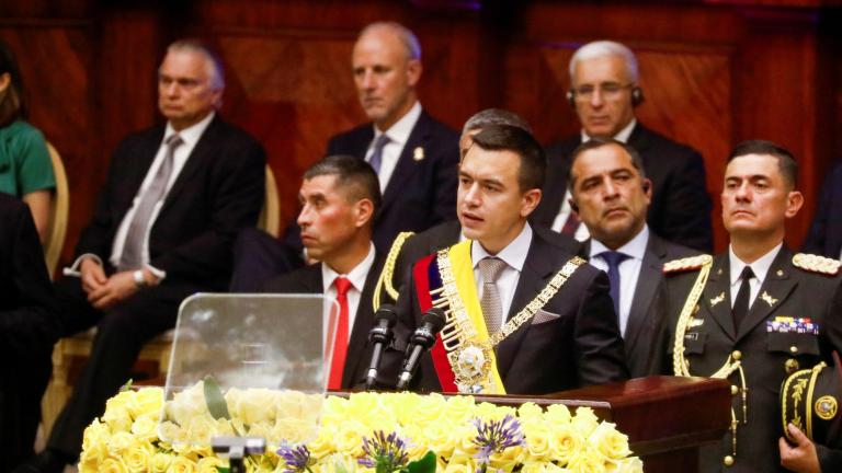 Noboa es hijo de Álvaro Noboa, un poderoso magnate bananero que en varias ocasiones intentó ganar la presidencia de Ecuador. Foto: Reuters.