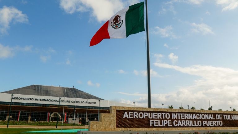 Inauguración del Aeropuerto Internacional de Tulum Felipe Carrillo Puerto. Foto EE: Cortesía Presidencia de México