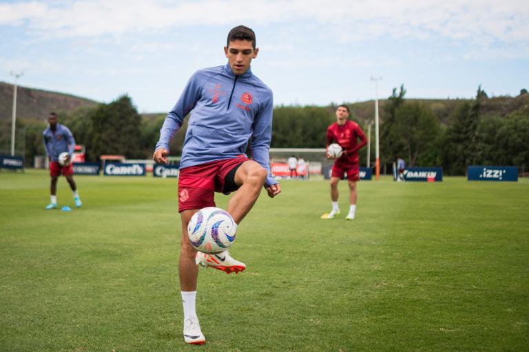 Juan Sanabria, lateral izquierdo del Atlético de San Luis. Foto: Especial