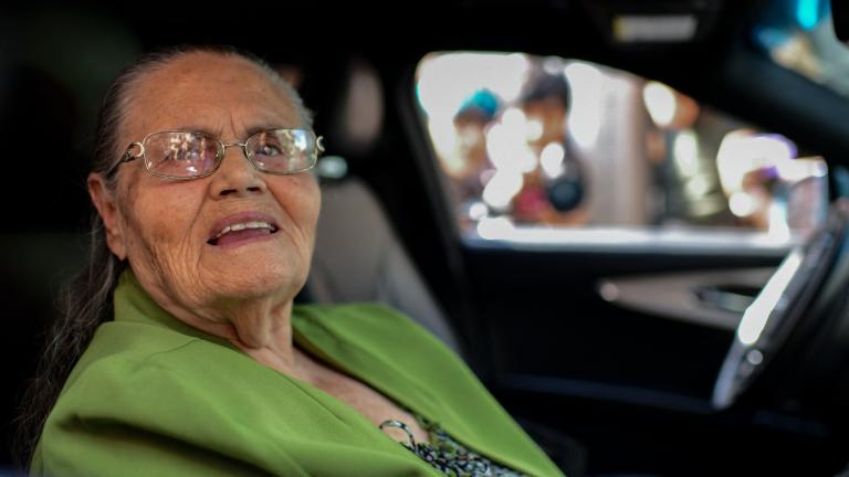 María Consuelo Loera, madre del famoso capo mexicano Joaquín "El Chapo? Guzmán Loera. Foto: AFP.