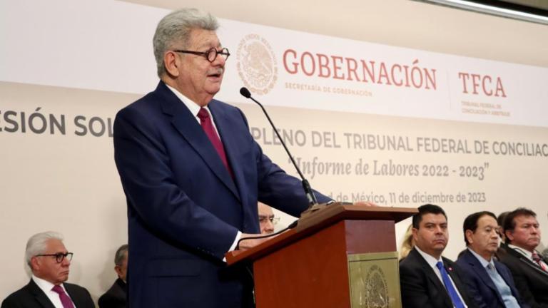  E Magistrado Presidente del  TFCA, Placido Morales, rindió su Informe de Actividades 2023. Foto EE: Cortesía.