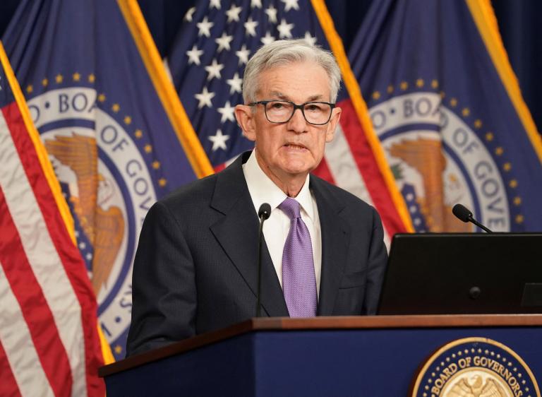 Jerome Powell, presidente de la Reserva Federal. Foto: Reuters