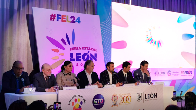 Rueda de prensa de sobre Feria Estatal de León 2024 en la Ciudad de México. Foto EE: Cortesía X / @FeriaDeLeon