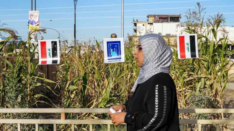 Las elecciones del consejo provincial iraquí de 2023, son las primeras votaciones de este tipo en una década. Foto: AFP