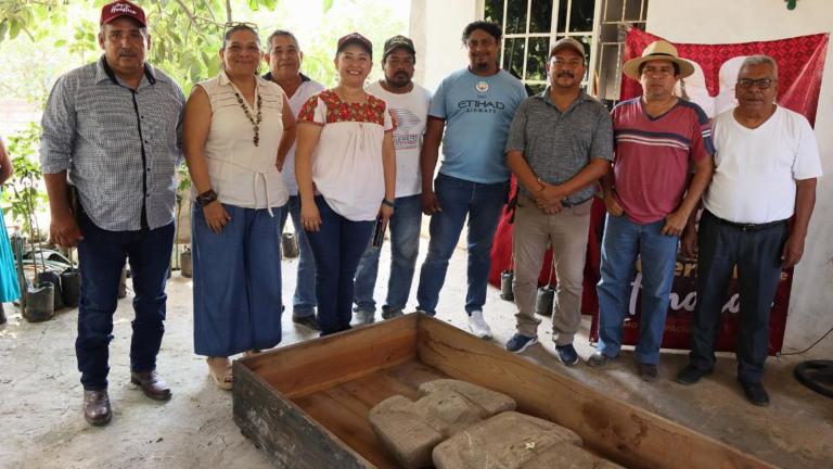 La comunidad de Álamo Temapache localizó una segunda escultura de la Joven de Amajac. Foto: INAH