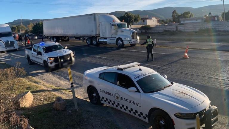 Operativo de la Guardia Nacional en Guanajuato. Foto EE: Cortesía.