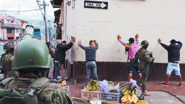 ECUADOR-STATE OF EMERGENCY-SECURITY