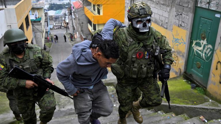 El Ecuador afronta una grave crisis de conmoción social. Foto: AFP.