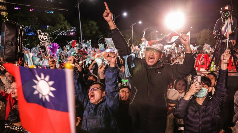 Electores taiwaneses. Foto: AFP.