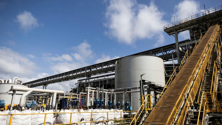 First Quantum, mina de cobre en Panamá. Foto Reuters