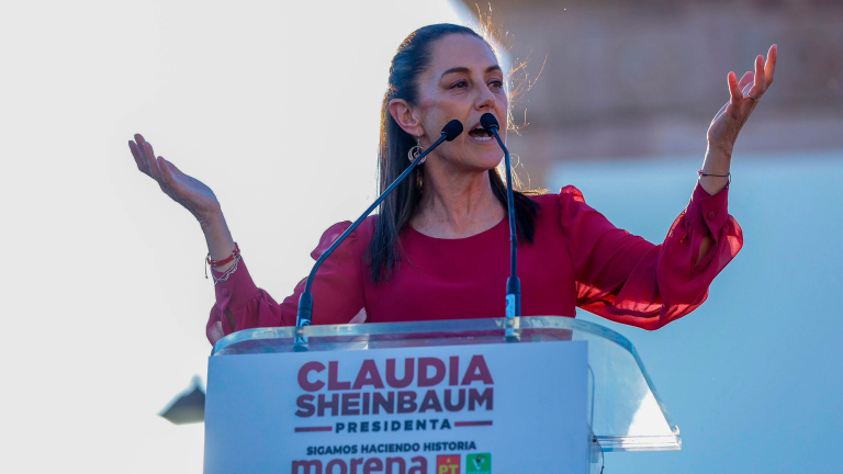 Claudia Sheinbaum, candidata de la coalición "Seguiremos haciendo historia" a la presidencia de la República. Foto: Cuartoscuro