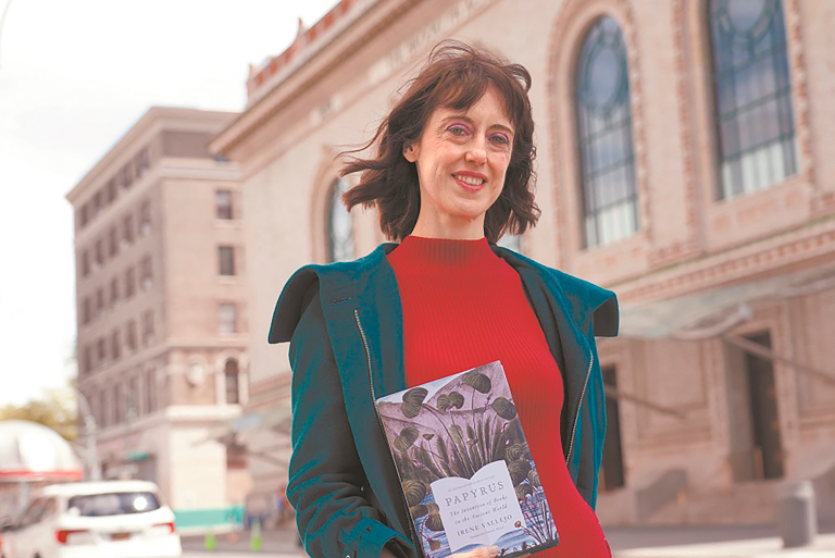 Irene Vallejo, escritora. Foto: AFP