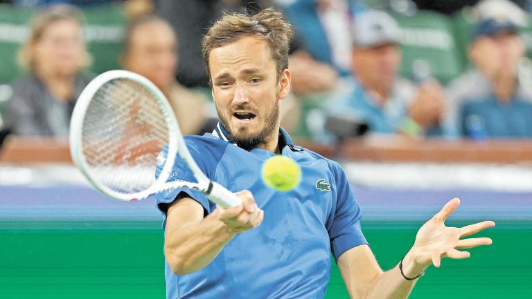 Daniil Medvedev es parte de los jugadores rusos y bielorrusos que han decidido competir en los circuitos ATP y WTA como neutrales. Foto: AFP