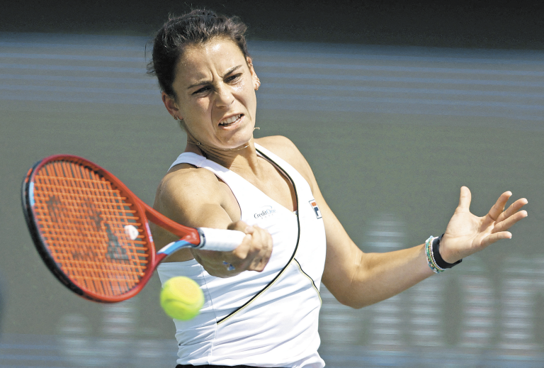 La tenista estadounidense Emma Navarro eliminó a la bielorrusa Aryna Sabalenka. Foto: Reuters