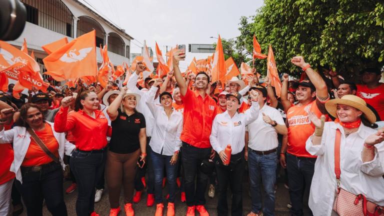 Jorge Álvarez Máynez de gira por Huimanguillo, Tabasco. Foto EE: Cortesía.