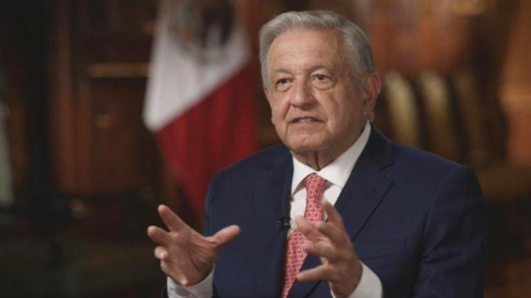 AMLO durante la entrevista que ofreció a 60 minutes de la cadena CBS. Foto EE: Cortesía.