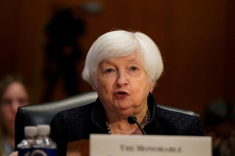 Janet Yellen, secretaria del Tesoro de Estados Unidos. Foto: Reuters