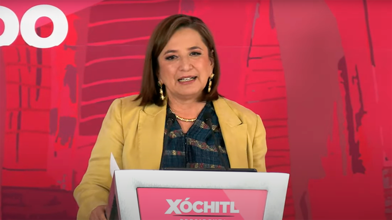 Xóchitl Gálvez, candidata presidencial de la alianza del PRI, PAN y PRD. Foto EE: Especial / Captura de video