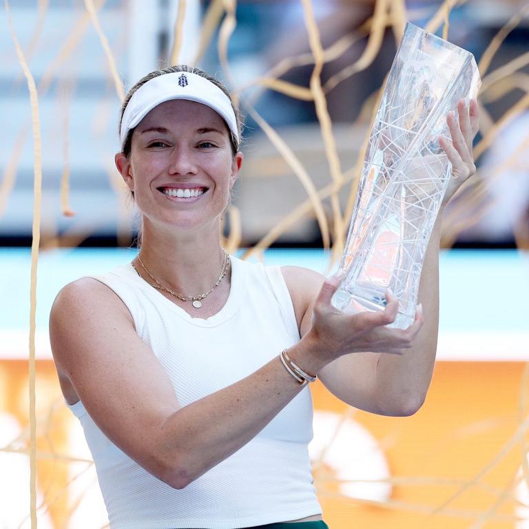 Danielle Collins rompió una sequía de seis años sin campeonas locales en el Miami Open. Foto EE: Especial