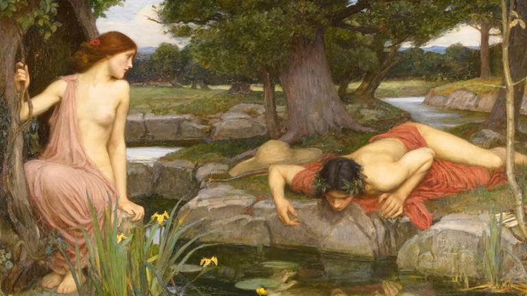 ‘Eco y Narciso’ (1903), de John William Waterhouse. Foto: Wikimedia Commons