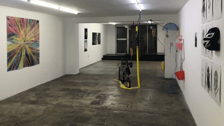 Muestra colectiva “Tales from a Third Space- Vice”, producida por artistas de Axel Obiger Colectivo de Arte de Berlín. Foto EE: Cortesía