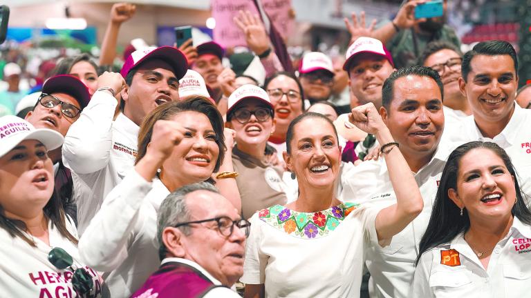 Claudia Sheinbaum, candidata de Morena, PT y PVEM