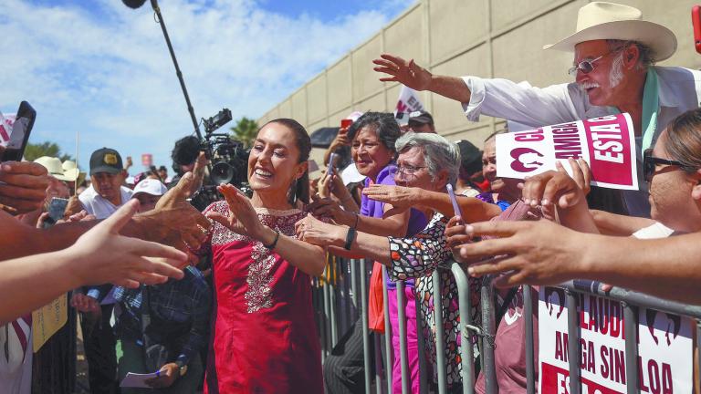 Claudia Sheinbaum en Los Mochis, Sinaloa