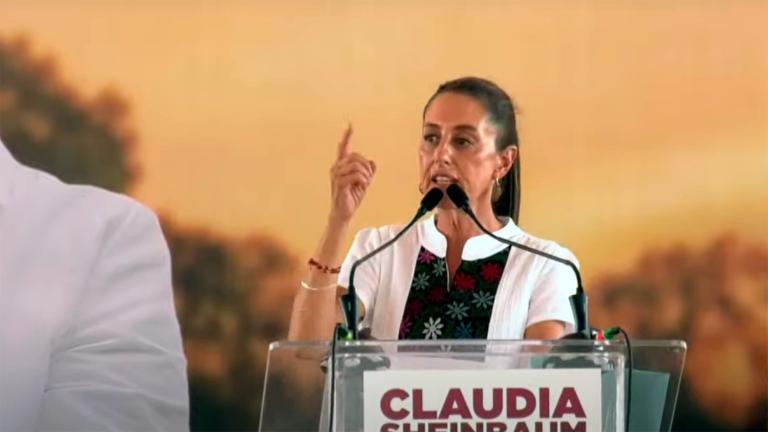 Claudia Sheinbaum, candidata de Morena, PT y PVEM a la Presidencia de México. Foto EE: Especial / Captura de video